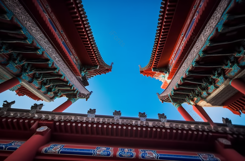 中式古建筑屋檐屋顶摄影图,高清,摄影图,摄影图片,图片大全,摄影图免费下载
